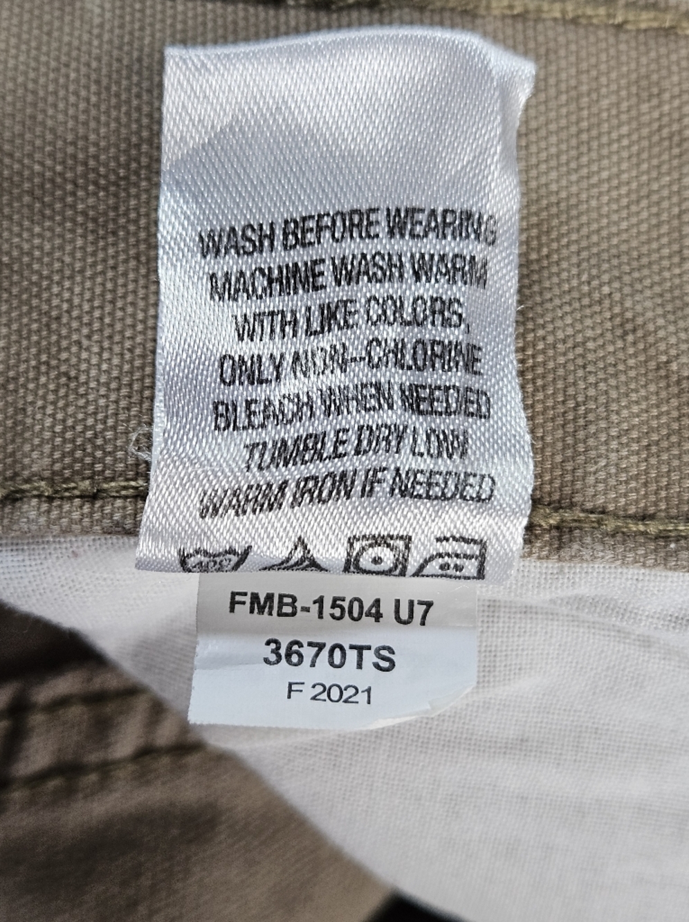 Blue Mountain men's lightweight canvas work / utility / outdoor pants (40x28) - Picture 4 of 11